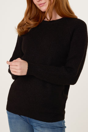 Thick Knit Round Neck Jumper