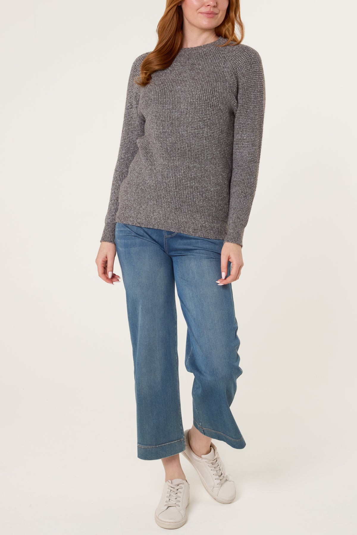 Thick Knit Round Neck Jumper