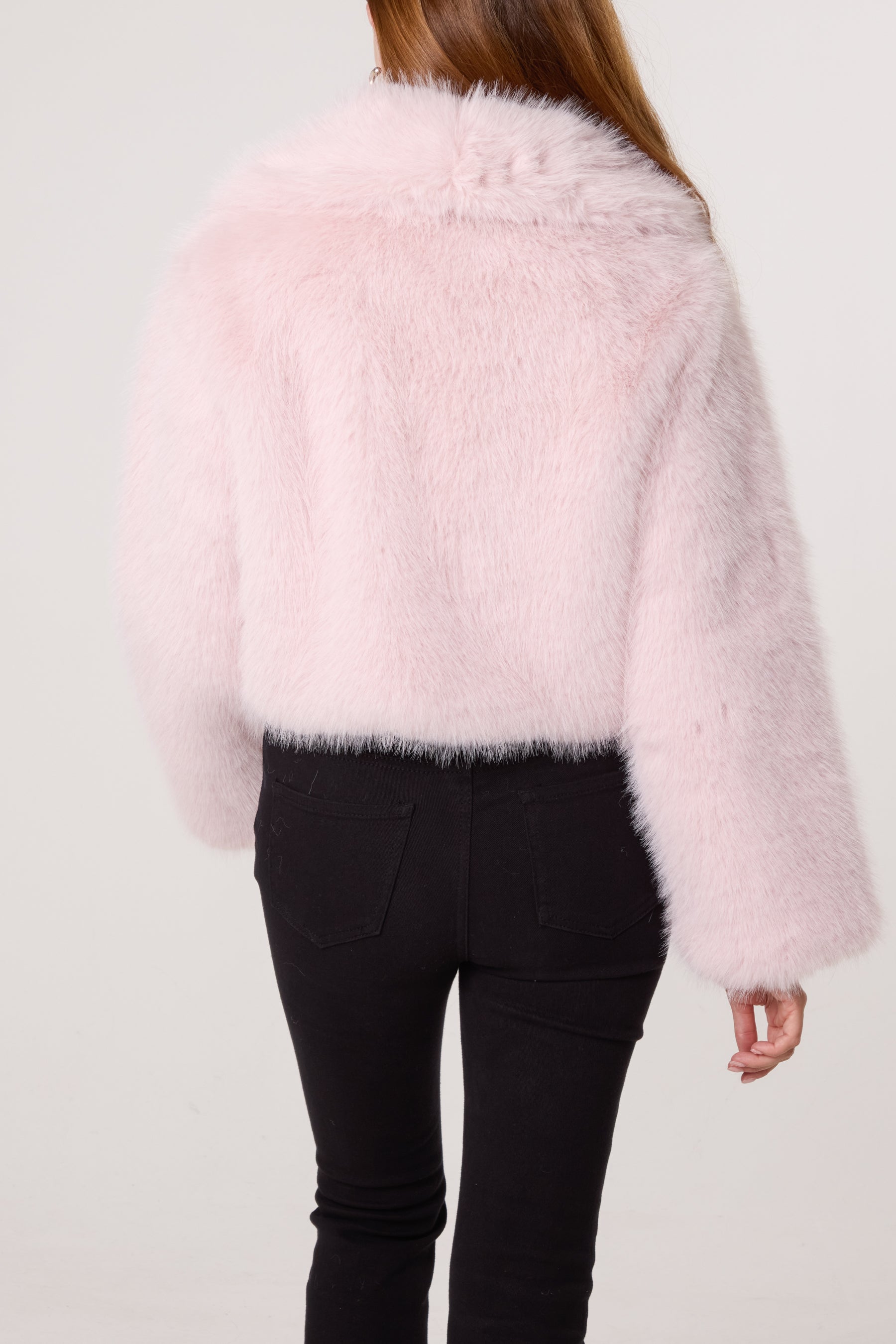 Faux Fur Cropped Jacket