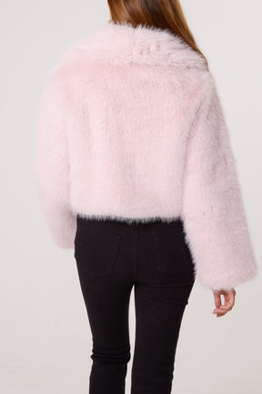 Faux Fur Cropped Jacket