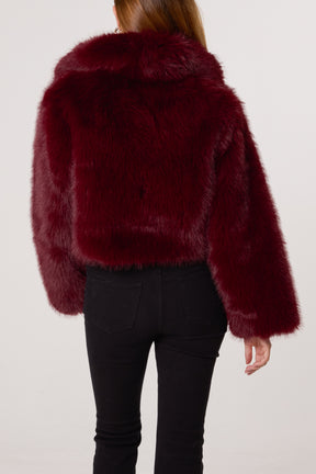 Faux Fur Cropped Jacket