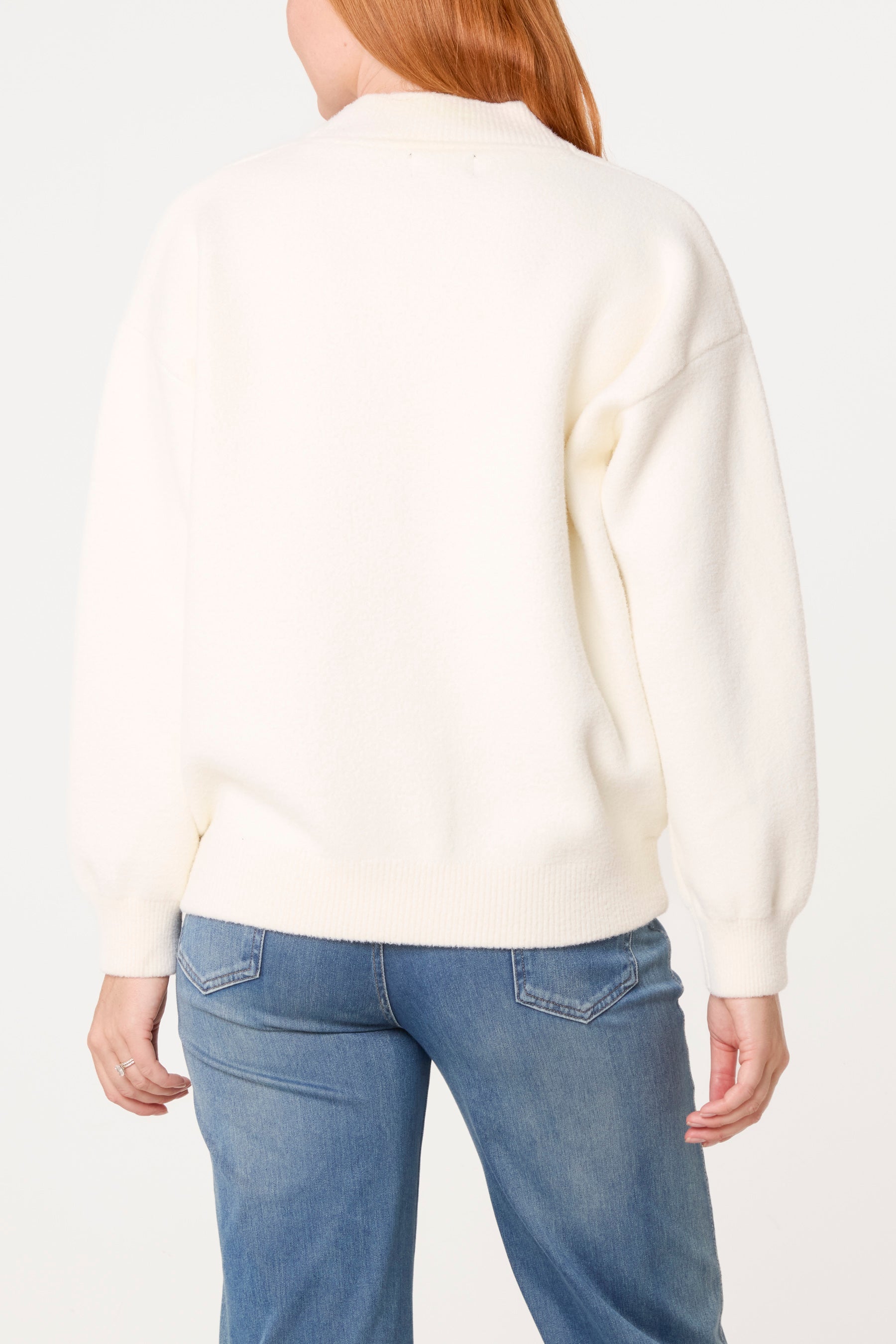Denim Pocket Button Through Cardigan