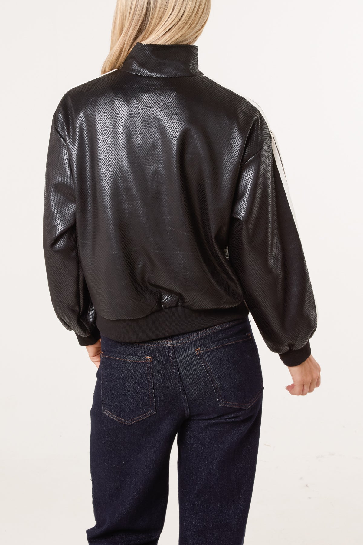 Textured Soft Touch Track Jacket