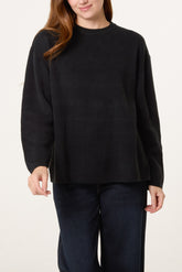 Black High Neck Knit Jumper
