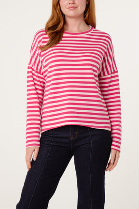 Colourful Striped Long Sleeve Top