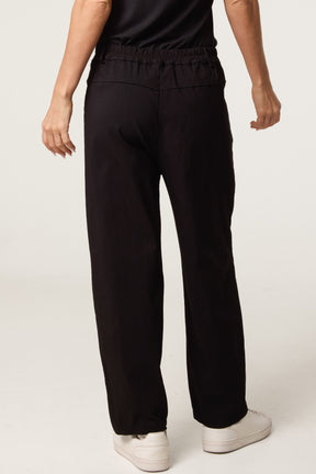 Barrel Leg Button Up Trousers