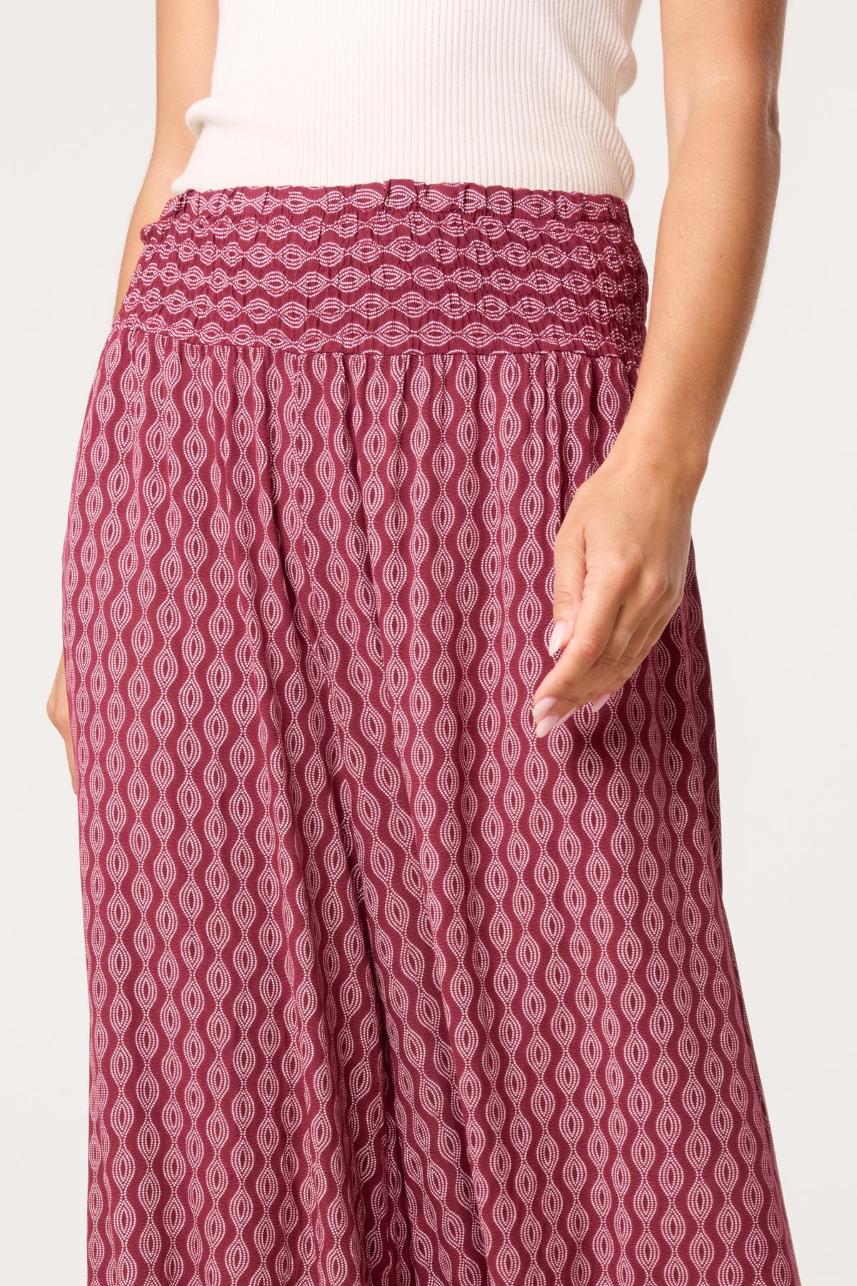 Floral Mandala Wide Leg Culottes