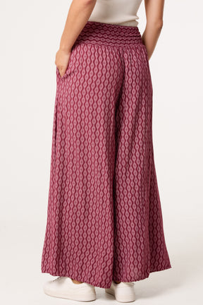 Floral Mandala Wide Leg Culottes