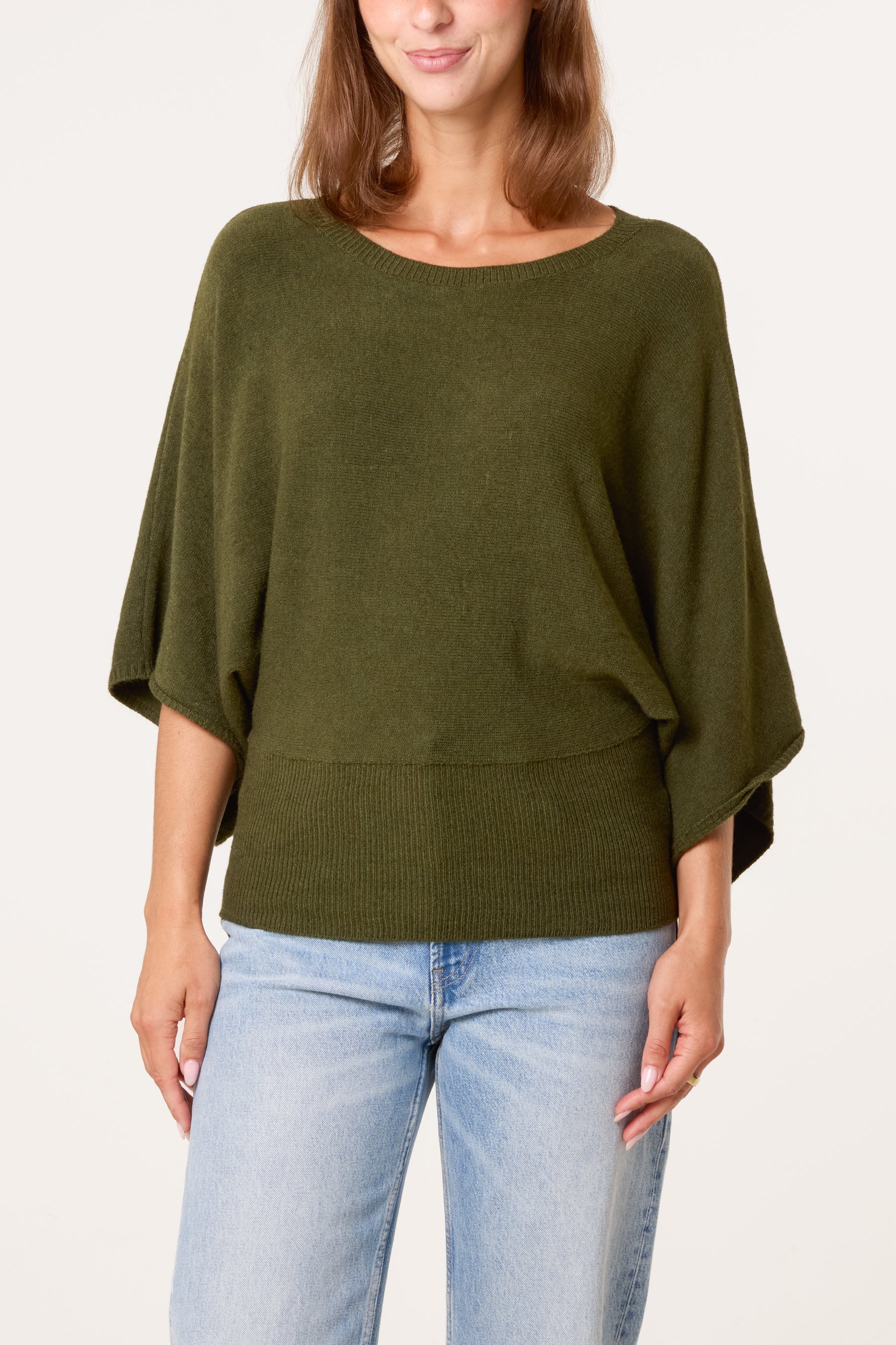 Essential Knit Batwing Blouse