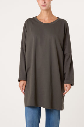Oversized Sweat Shirt Mini Dress