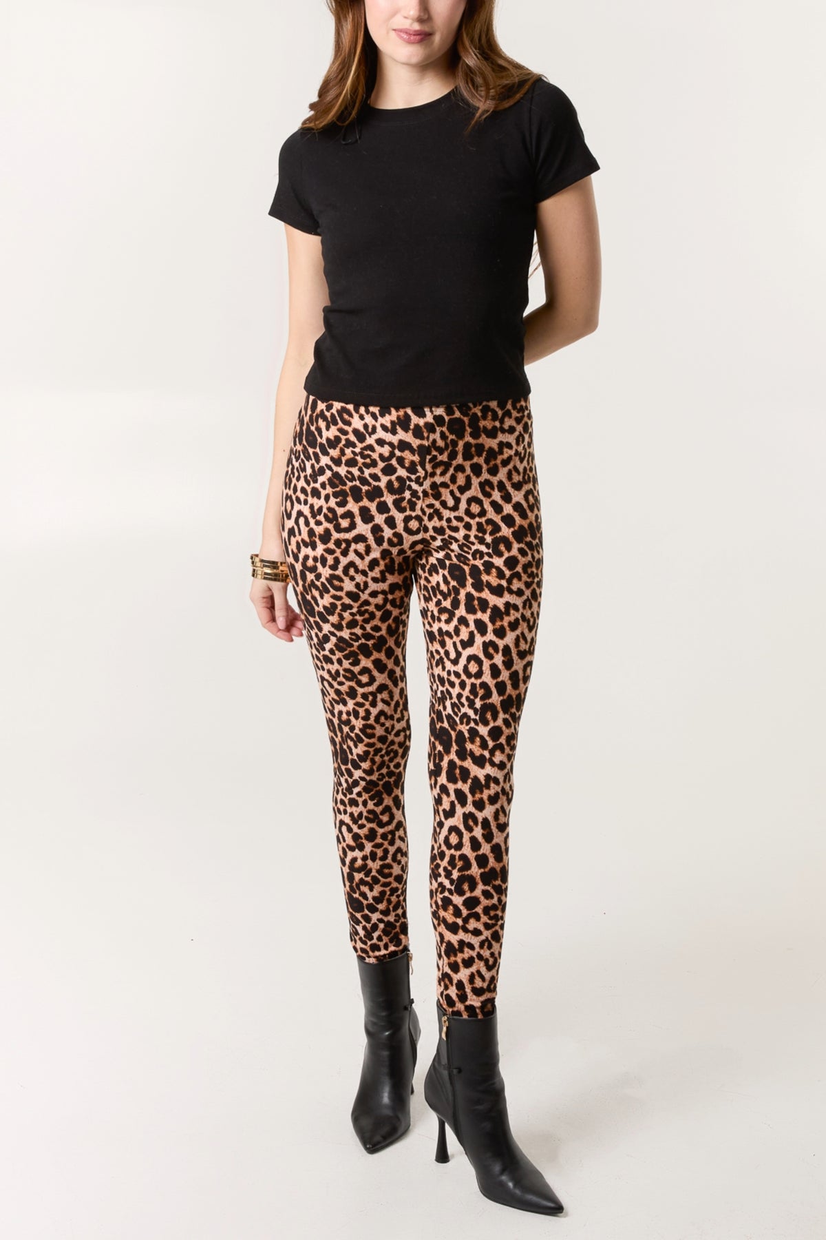 Curve Soft Touch Leopard Print Leggings