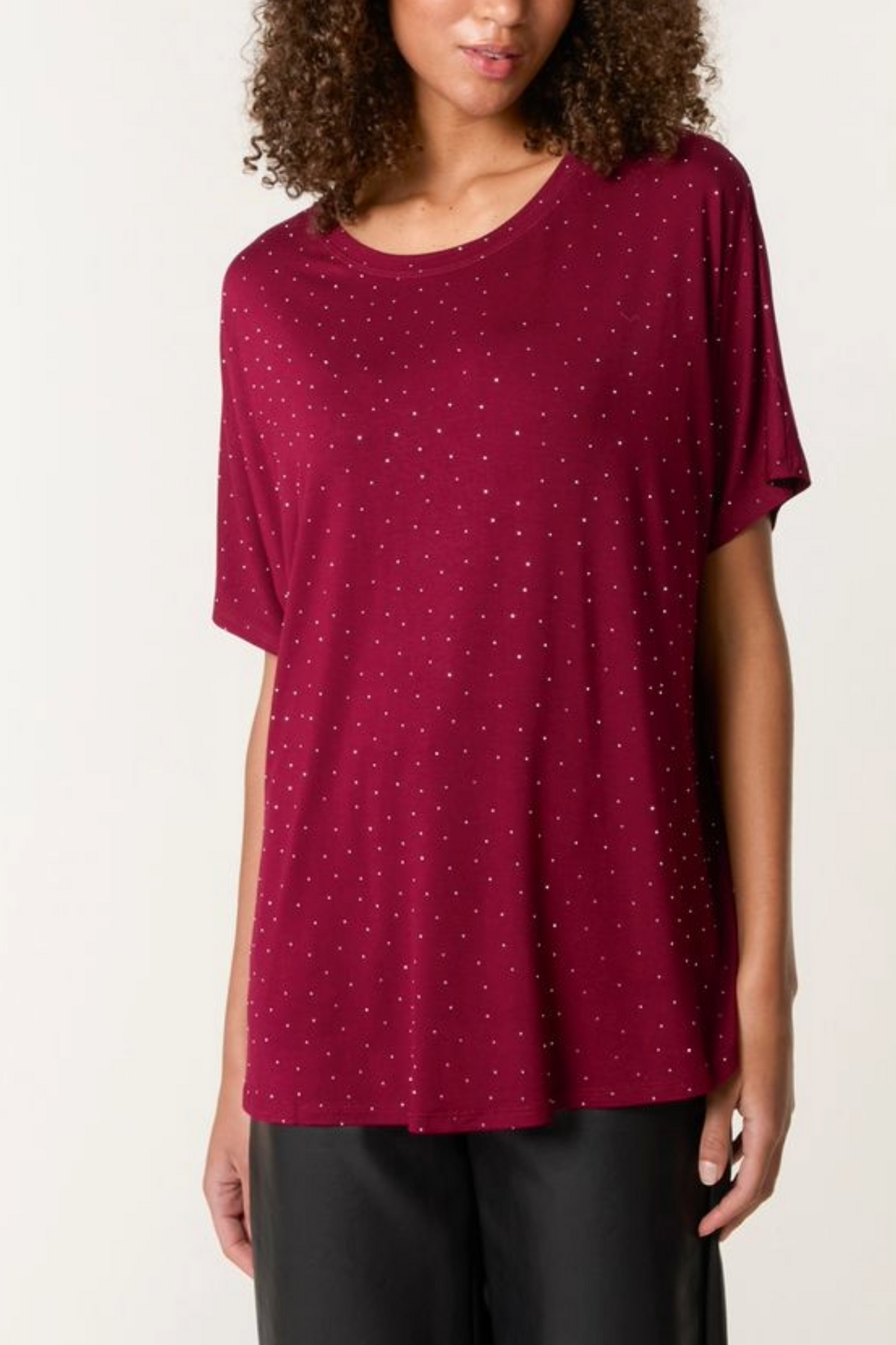 Embellished Round Neck T-Shirt