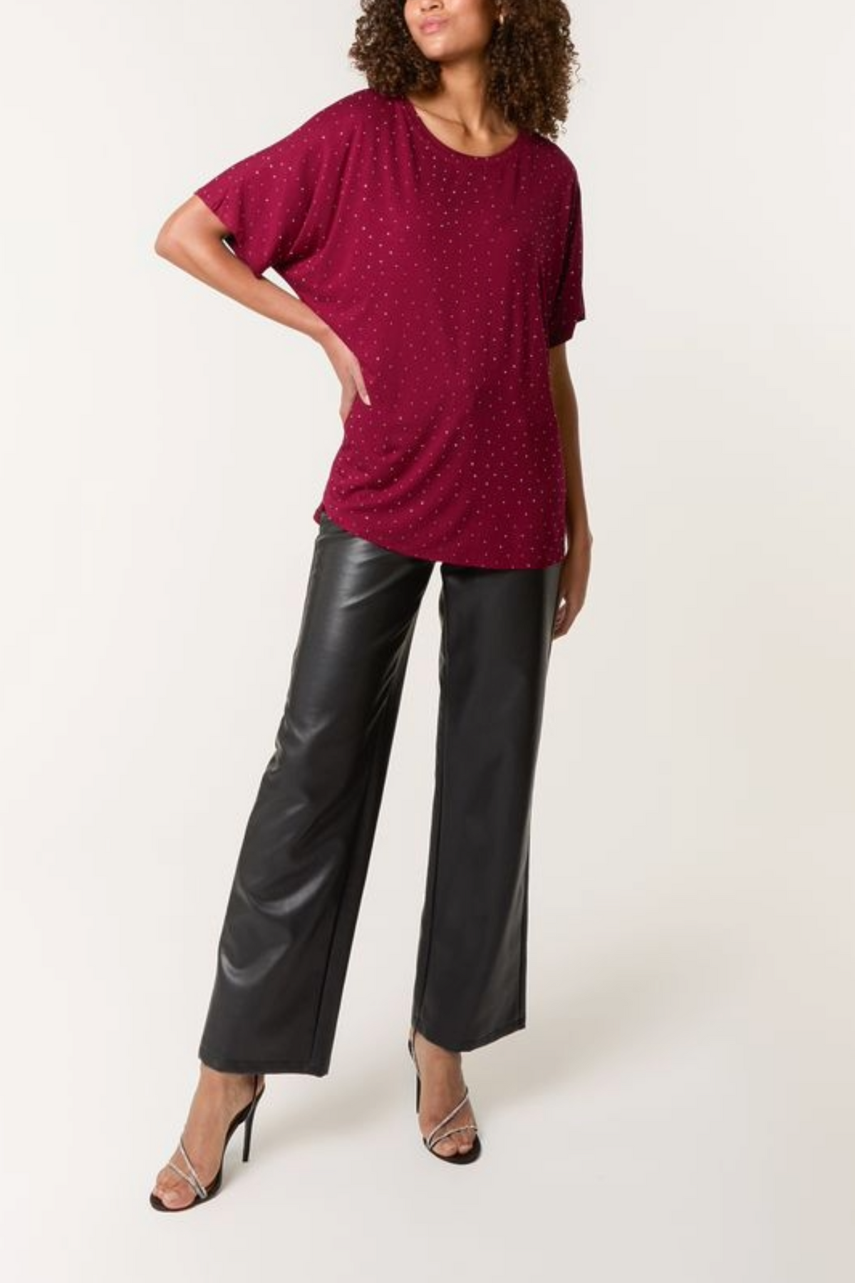 Embellished Round Neck T-Shirt
