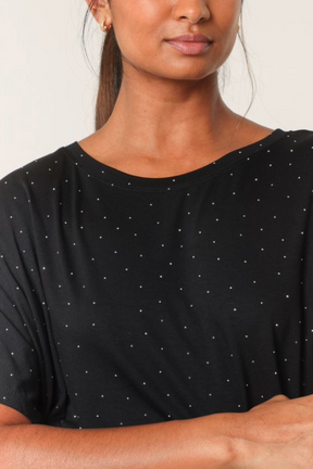 Embellished Round Neck T-Shirt