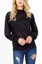Shirring Victorian Top