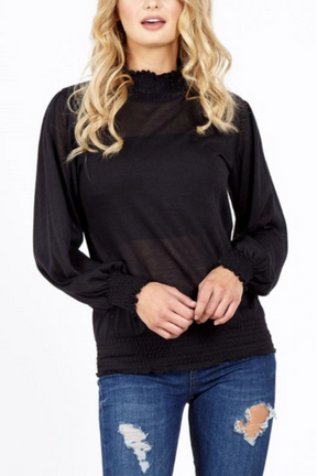 Shirring Victorian Top