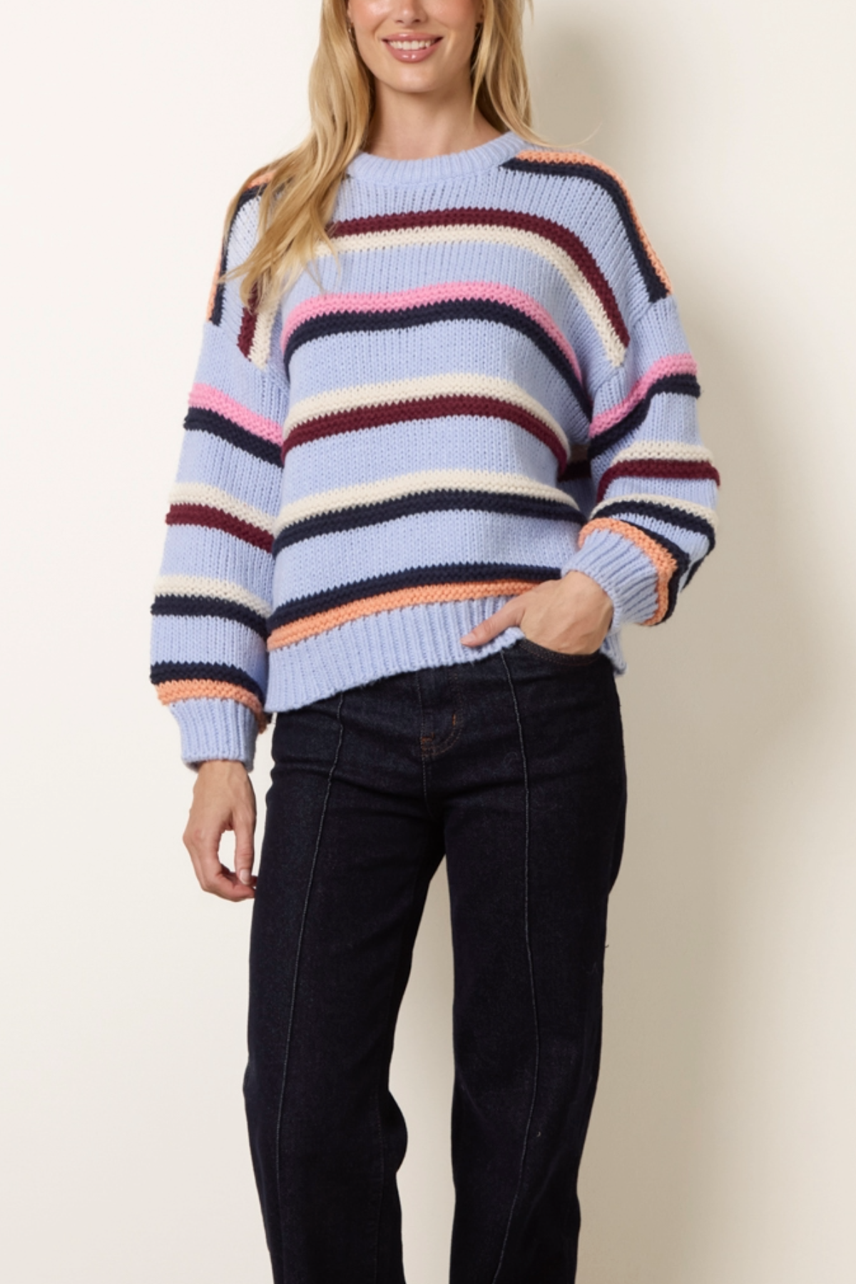 Chunky Knit Stripe Jumper