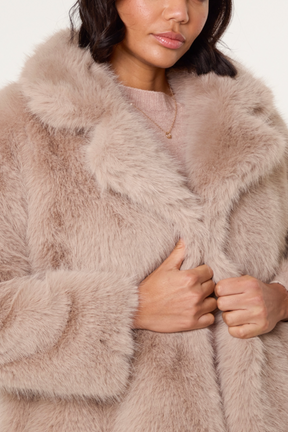Luxurious Faux Fur Coat