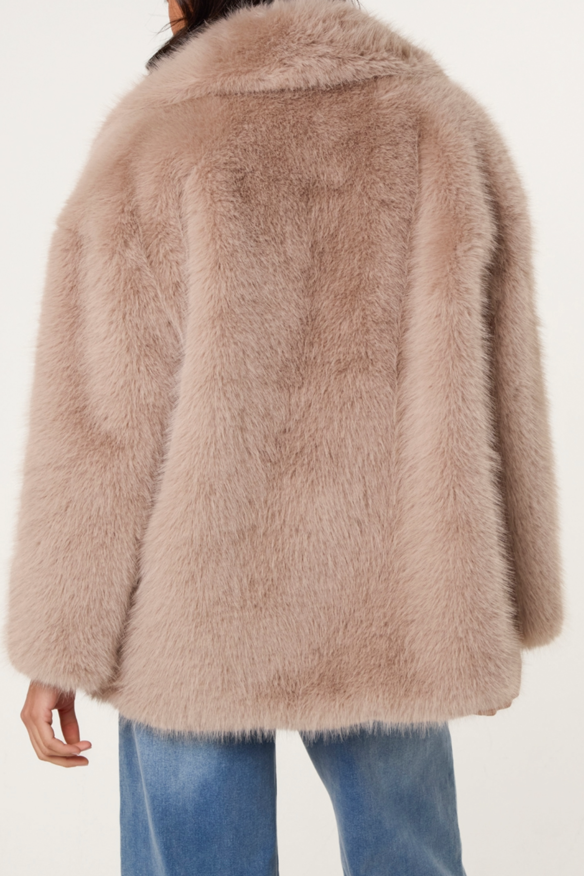 Luxurious Faux Fur Coat