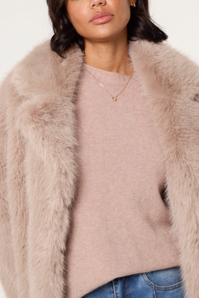 Luxurious Faux Fur Coat