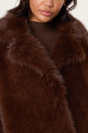Luxurious Faux Fur Coat