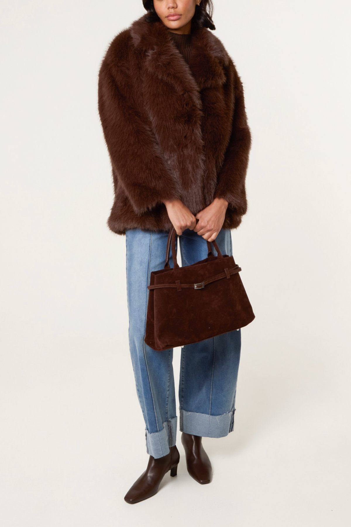 Luxurious Faux Fur Coat