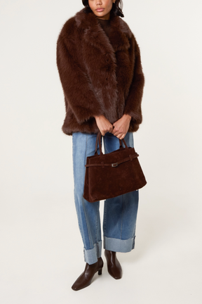 Luxurious Faux Fur Coat