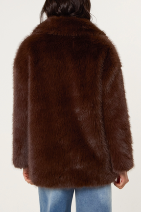 Luxurious Faux Fur Coat