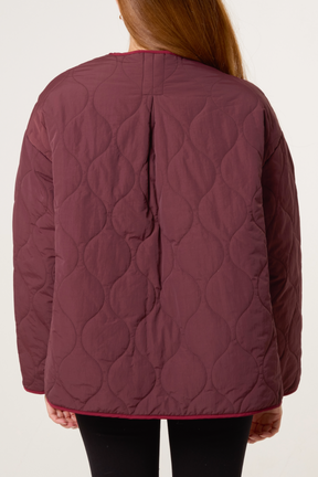 Quilted Button-Through Jacket