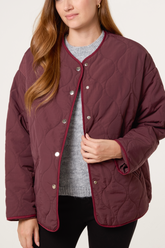 Quilted Button-Through Jacket
