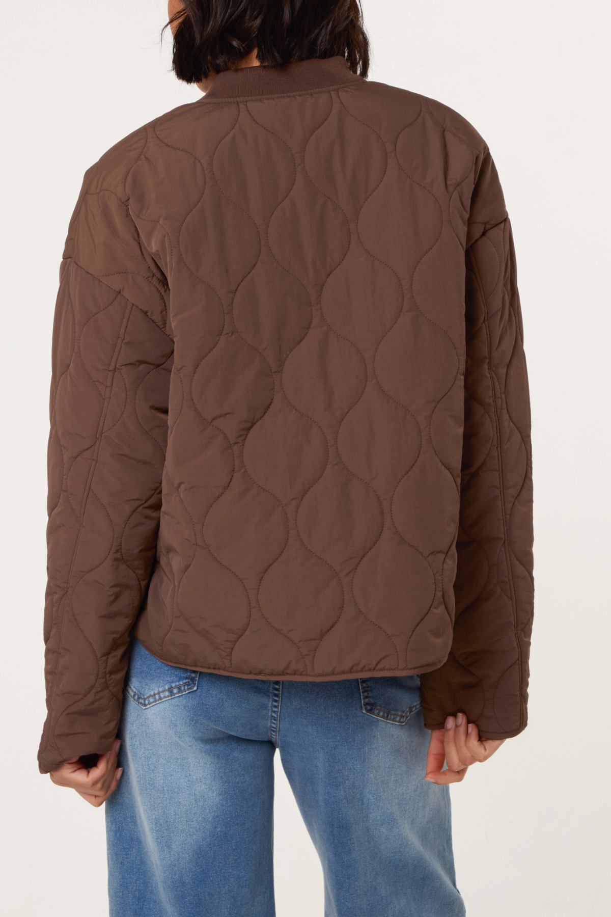 Classic Quilted Button Through Jacket
