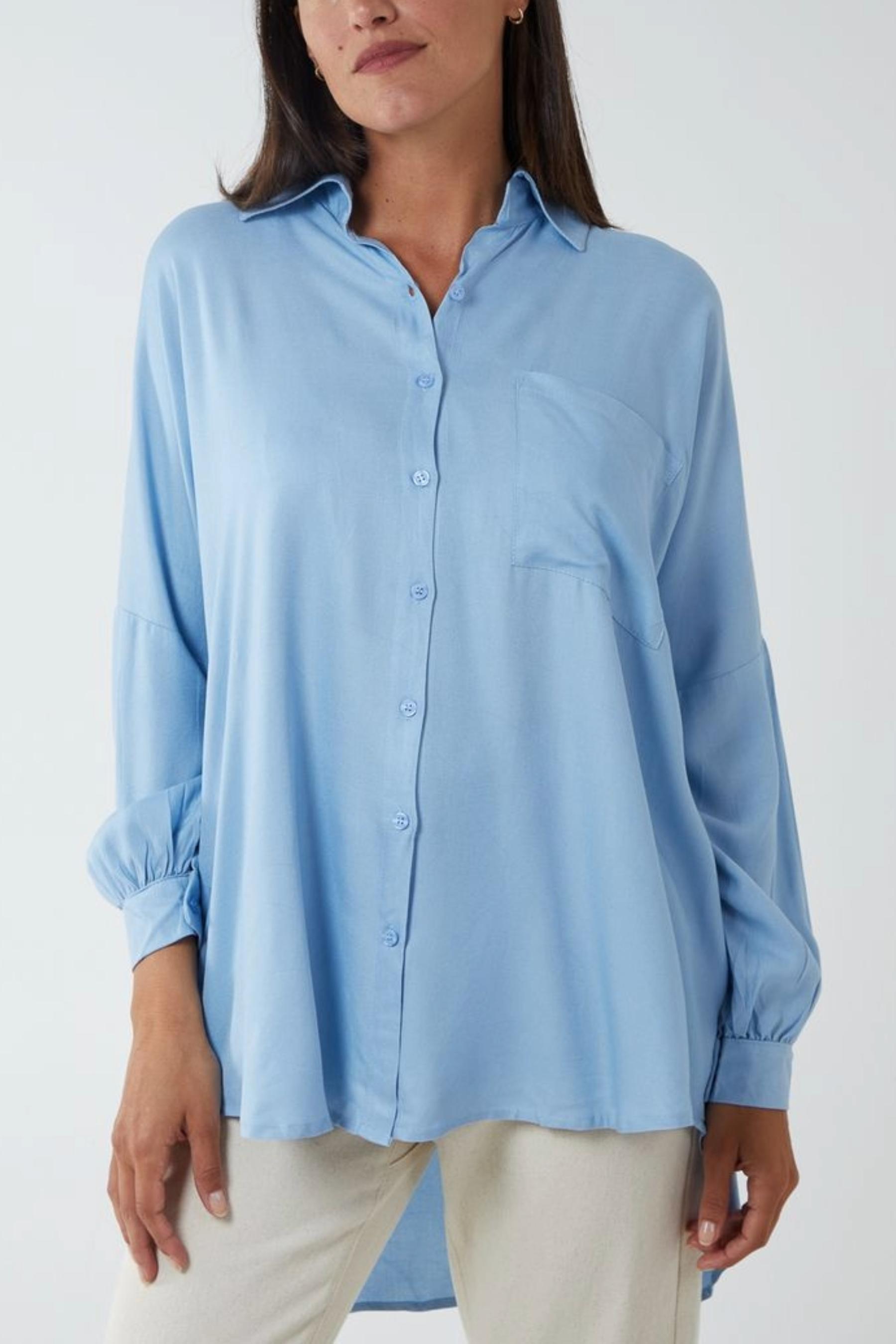 Oversized High Low Shirt