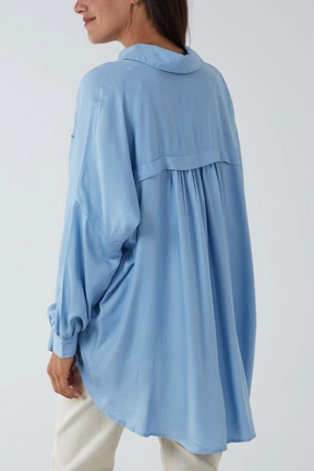 Oversized High Low Shirt