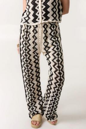 Zig Zag Crochet Trousers