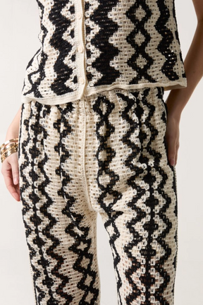 Zig Zag Crochet Trousers