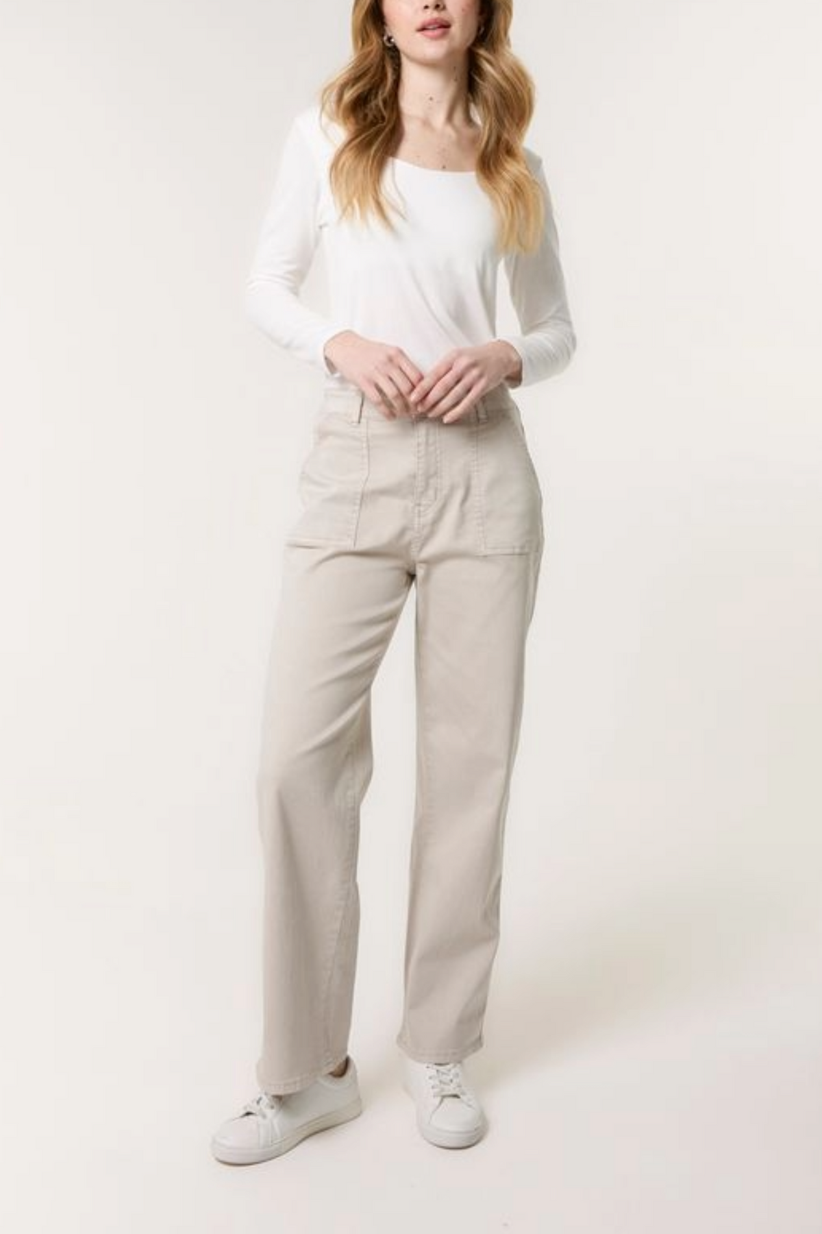 Wide Leg Cotton Trouser Jeans