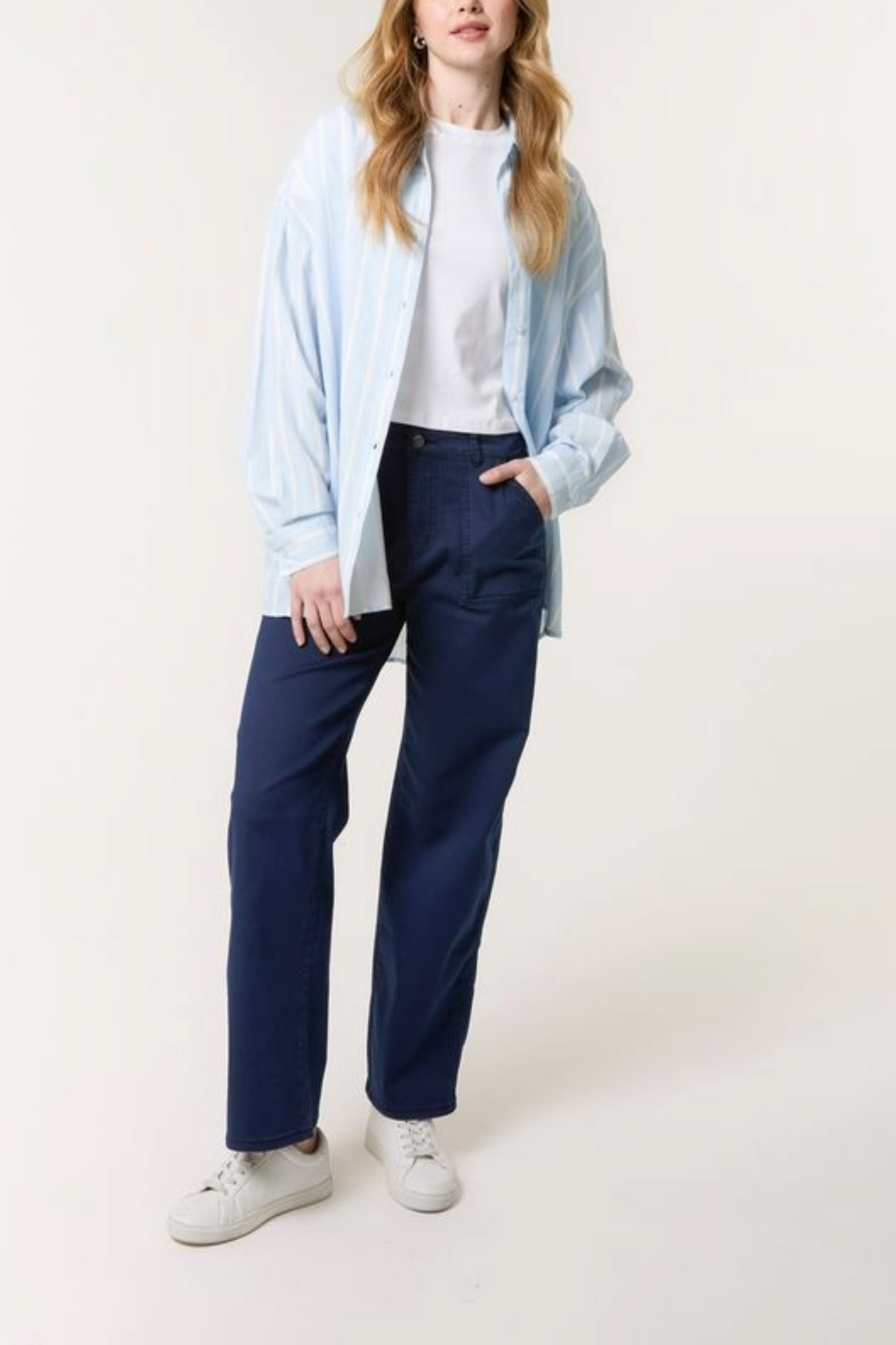 Wide Leg Cotton Trouser Jeans