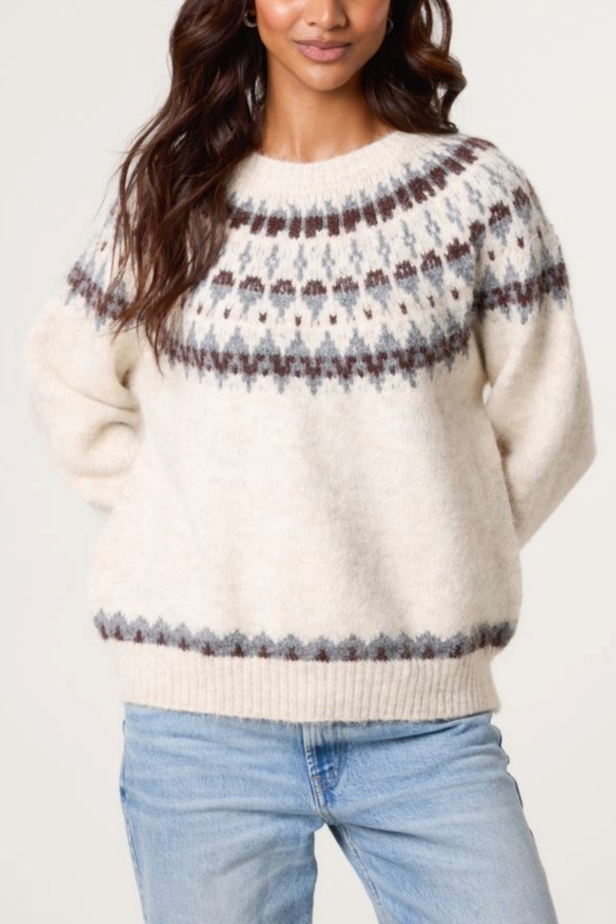 Nordic Knit Wool-Blend Jumper