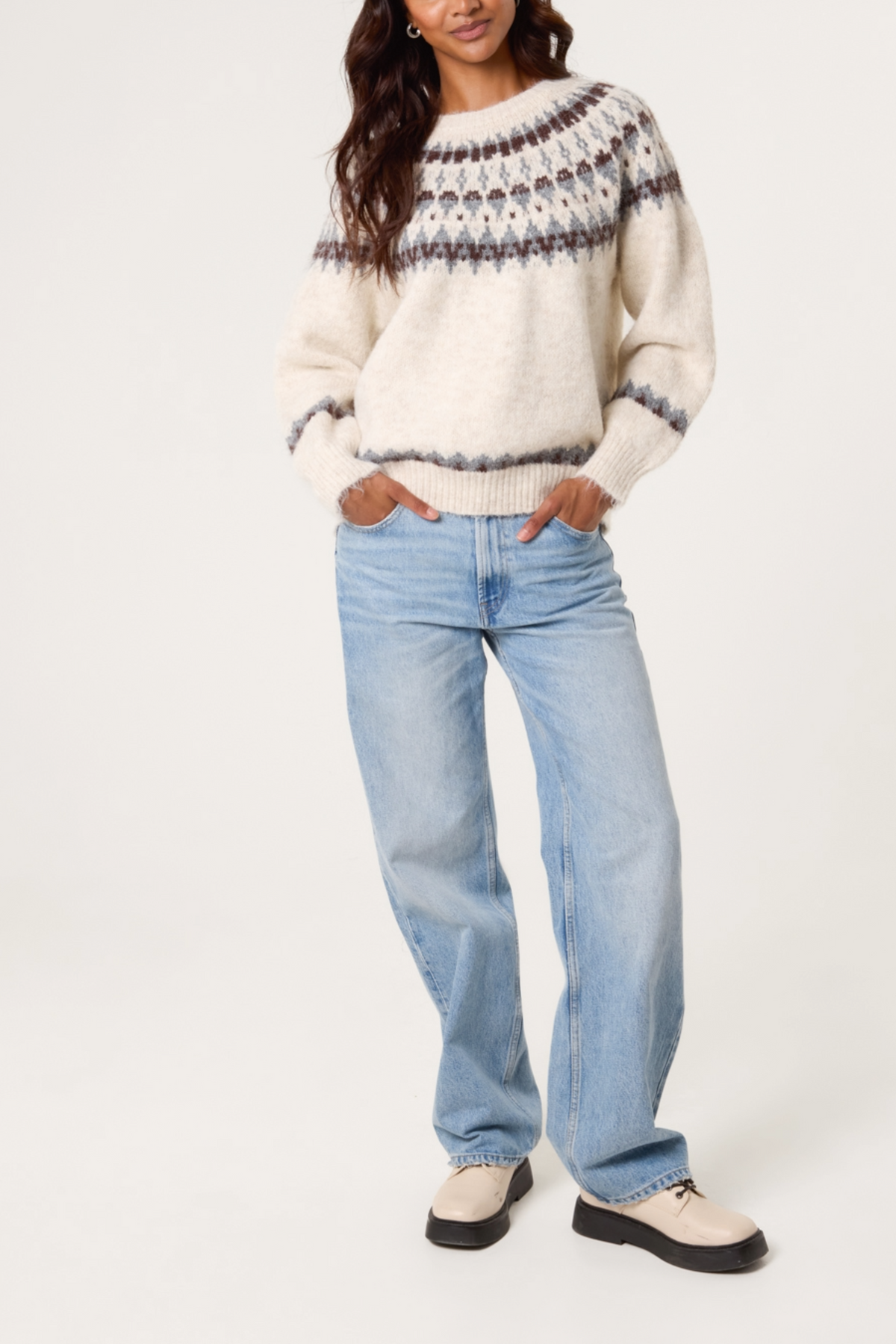 Nordic Knit Wool-Blend Jumper