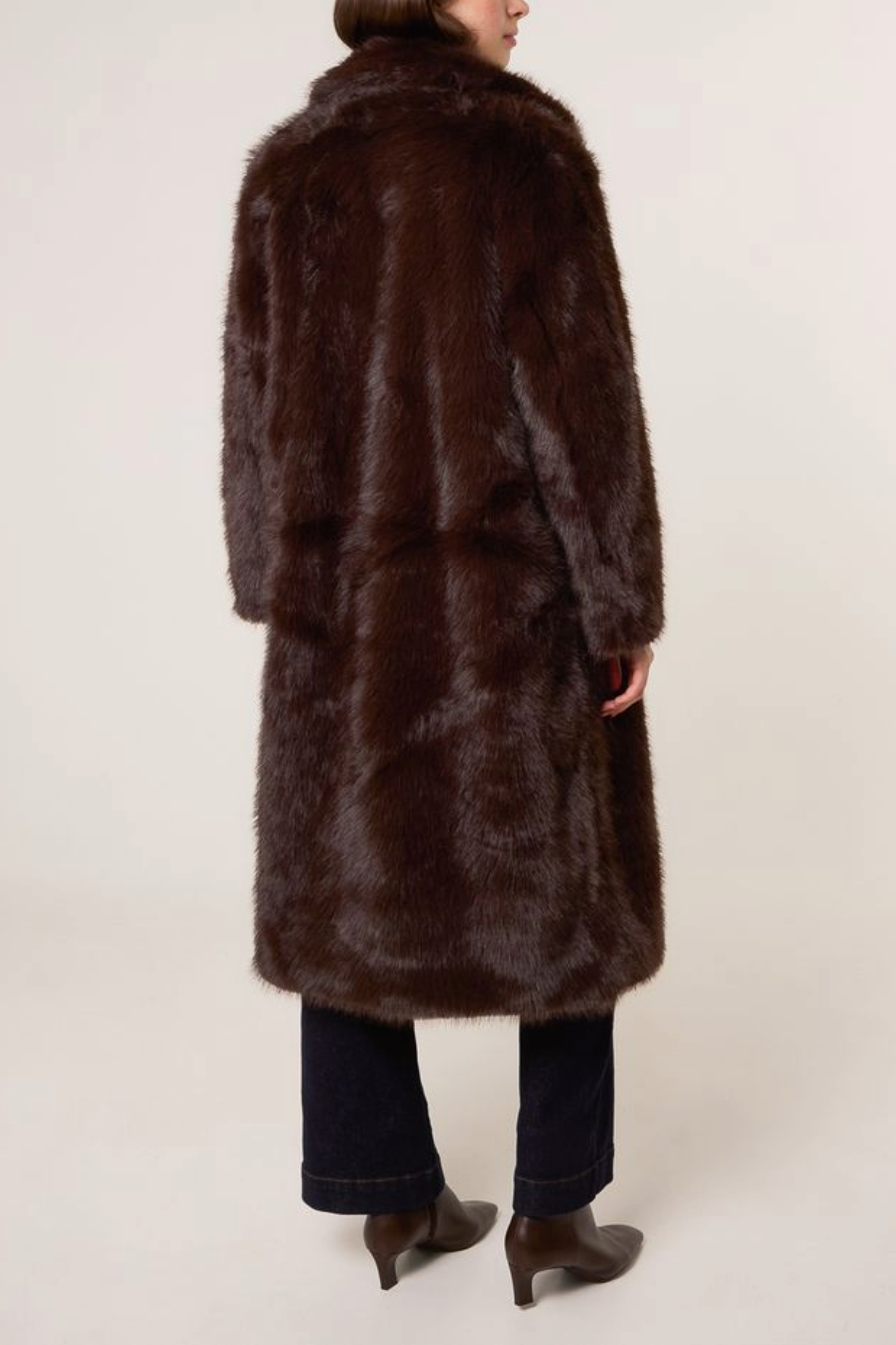Faux Fur Long Coat