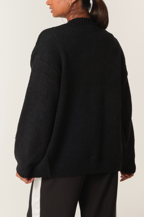 Daisy Knit Flower Cardigan