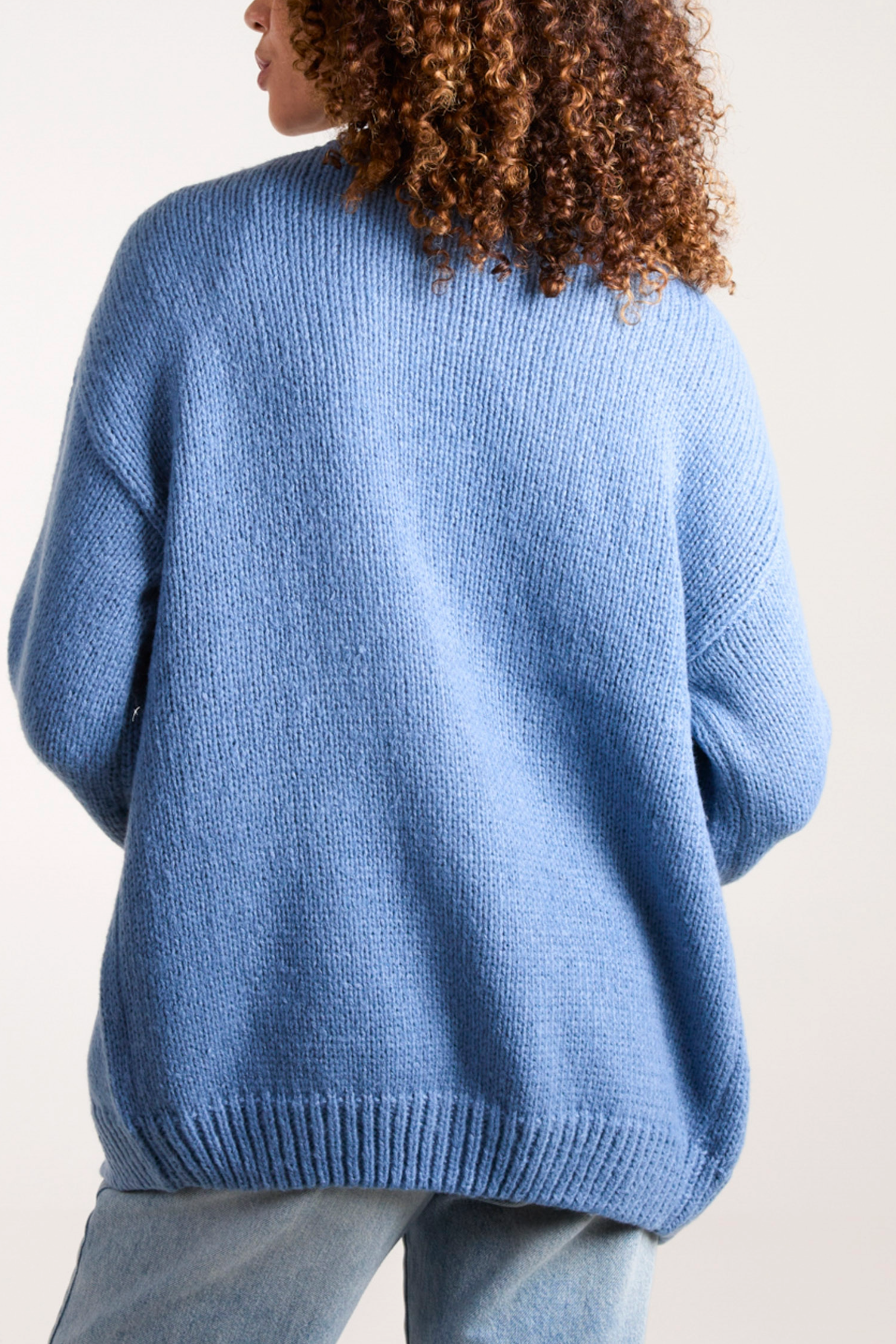 Daisy Large Flower Knit Cardigan