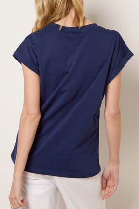 Flower Embroidery T-Shirt