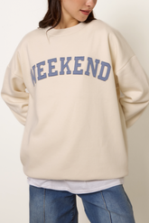Weekend Crew Neck Sweatshirt
