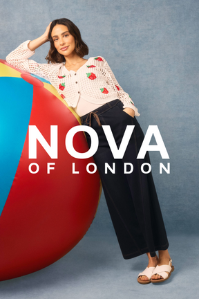 Strawberry Crochet V-Neck Cardigan