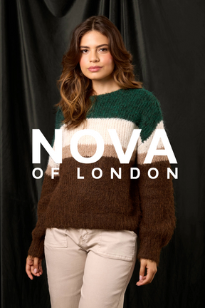 Colour Block Knit Jumper