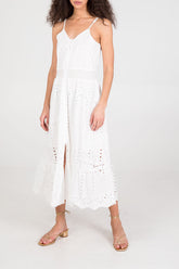 Broderie Anglaise Cami Midi Dress