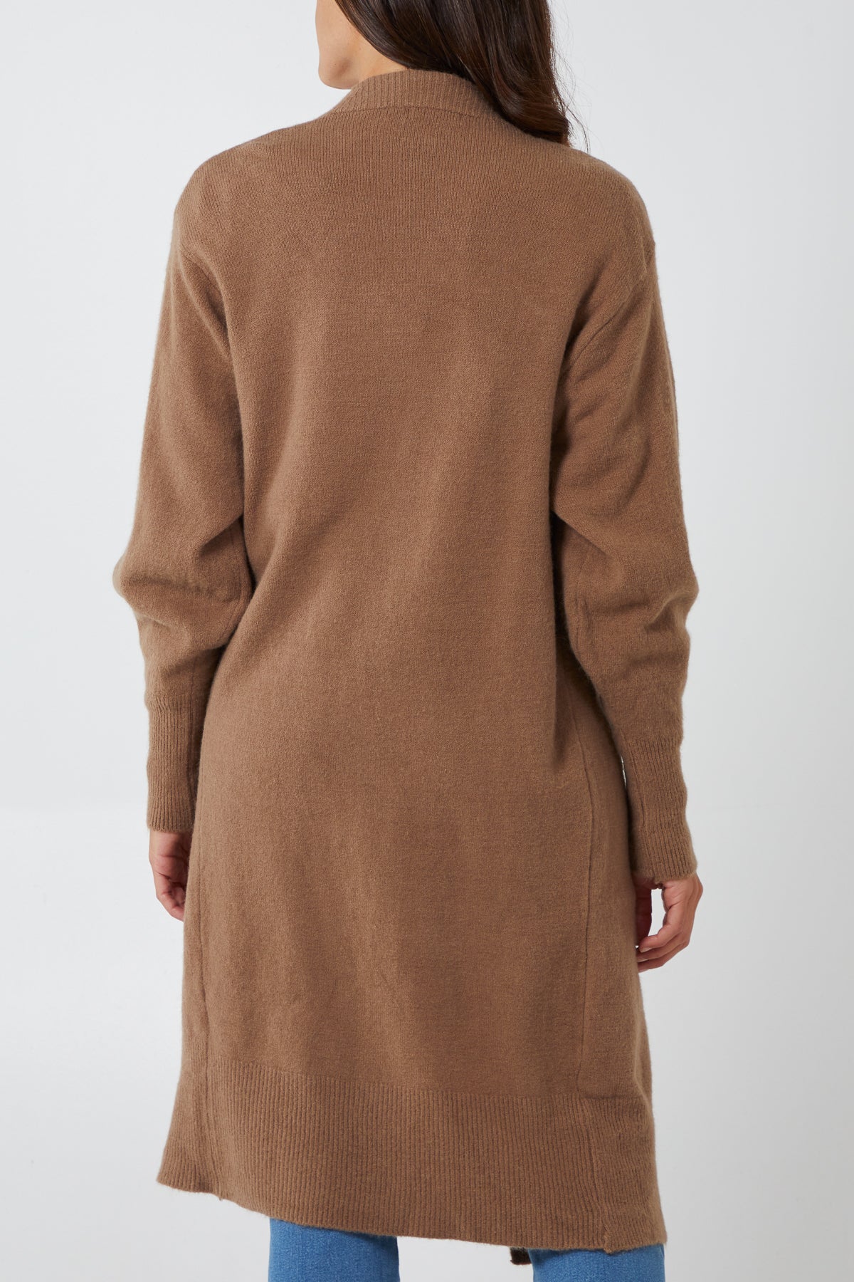 Open Front Longline Cardigan