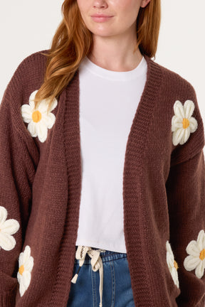 Flocking Daisy Open Knit Cardigan (New Colours)