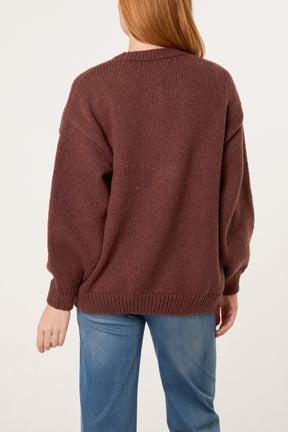 Flocking Daisy Open Knit Cardigan (New Colours)